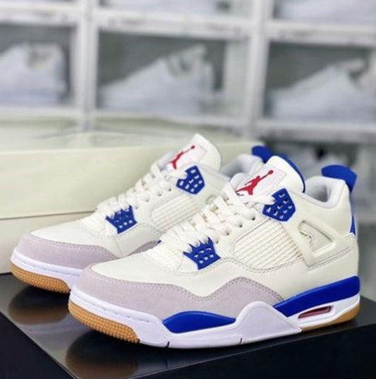 Jordan 4 Se Retro 4 White & Blue
