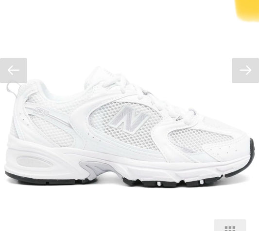 New balance all white